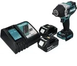 Makita DTW 701 RF Akku Schlagschrauber 18 V 700 Nm 1/2" XPT Brushless + 2x Akku...