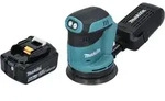 Makita DBO 180 G1 Akku Exzenterschleifer 18 V 125 mm + 1x Akku 6,0 Ah - ohne