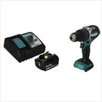 Makita DHP 484 RF1 Akku Schlagbohrschrauber 18 V 54 Nm Brushless + 1x Akku 3,0...