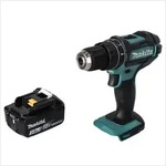 Makita DHP 482 F1 Akku Schlagbohrschrauber 18 V 62 Nm + 1x Akku 3,0 Ah - ohne