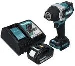 Makita DTW 701 RT1 Akku Schlagschrauber 18 V 700 Nm 1/2" XPT Brushless + 1x...