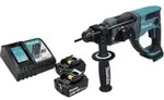 Makita DHR 202 RT Akku Kombihammer 18 V 2,0 J SDS Plus + 2x Akku 5,0 Ah +...