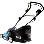 Makita DLM 382 F2 Akku Rasenm&auml;her 36 V ( 2x 18 V ) 38 cm 40 l + 2x Akku 3,0 Ah...