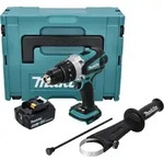 Makita DHP 458 T1J Akku Schlagbohrschrauber 18 V 91 Nm + 1x Akku 5,0 Ah +...