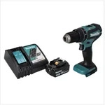 Makita DHP 485 RT1 Akku Schlagbohrschrauber 18 V 50 Nm Brushless + 1x Akku 5,0...