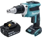 Makita DFS 452 T1 Akku Schnellbauschrauber 18 V Brushless + 1x Akku 5,0 Ah - ohne
