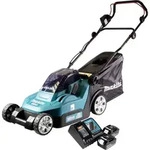 Makita DLM 432 RF2 Akku Rasenm&auml;her 36 V ( 2x 18 V ) 43 cm + 2x Akku 3,0 Ah +