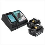 Makita DML 810 RF Akku LED Fl&auml;chenlicht 18 / 36 V ( 2 x 18 V ) 5500 lm IP54 +...