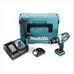 Makita DDF 458 RA1J Akku Bohrschrauber 18 V 91 Nm + 1x Akku 2,0 Ah + Ladeger&auml;t...