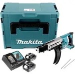 Makita DFR 750 RGJ Akku Magazinschrauber 18V 45-75mm + 2x Akku 6,0Ah +...
