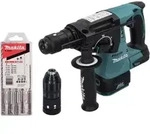Makita DHR 243 Z Akku Bohrhammer 18 V 2,0 J SDS plus Brushless + 5 tlg. Bohrer...