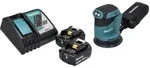 Makita DBO 180 RF Akku Exzenterschleifer 18 V 125 mm + 2x Akku 3,0 Ah +...