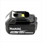 Makita DGA 504 F1J Akku Winkelschleifer 18V 125mm Brushless + 1x Akku 3,0Ah +...