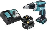 Makita DFS 452 RG Akku Schnellbauschrauber 18 V Brushless + 2x Akku 6,0 Ah +