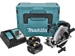 Makita DSS 611 RGJ Akku Handkreiss&auml;ge 18 V 165 mm + 2x Akku 6,0 Ah + Ladeger&auml;t +