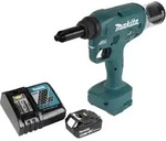 Makita DRV 250 RG1 Akku Blindnietsetzger&auml;t 18V 20kN Brushless + 1x Akku 6,0Ah +