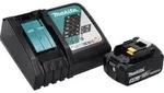 Makita DBO 180 RT1 Akku Exzenterschleifer 18 V 125 mm + 1x Akku 5,0 Ah + Ladeger&auml;t