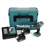 Makita DHP 483 RFJ Akku Schlagbohrschrauber 18V 40Nm + 2x 3,0 Ah Akku +...