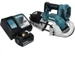 Makita DPB 183 RG1 Akku Bands&auml;ge 18 V 66 mm Brushless + 1x Akku 6,0 Ah +...