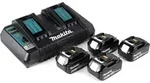 Makita DHR 281 PG4J Brushless Akku Bohrhammer 28 mm 2x 18 V f&uuml;r SDS-PLUS mit