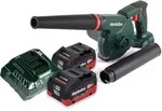 Metabo AG 18 Akku Gebl&auml;se 18 V + 2x Akku 10,0 Ah + Ladeger&auml;t