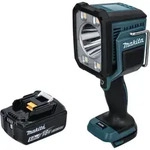 Makita DML 812 T1 Akku LED Handstrahler Taschen Lampe 18 V 1250 lm + 1x Akku 5,0 Ah -