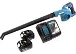 Makita DUB 186 RG Akku Gebl&auml;se Laubbl&auml;ser 18 V + 2x Akku 6,0 Ah + Ladeger&auml;t