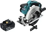 Makita DSS 611 T1 Akku Handkreiss&auml;ge 18 V 165 mm + 1x Akku 5,0 Ah - ohne...