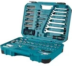 Makita Werkzeug Set 3/8" 1/4" 120 tlg. ( E-06616 ) Schraubendreher / Ratsche /