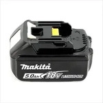 Makita DGA 504 T1J Akku Winkelschleifer 18V 125mm Brushless + 1x Akku 5,0Ah +...