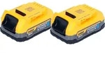 DeWalt Akku Set DCBP 034 E2 2x Powerstack Akku 18 V 1,7 Ah / 1700 mAh XR Li-Ion...