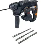 Worx WX381.9 Akku Kombihammer 20 V 2,0 J SDS plus PowerShare Brushless Solo -...