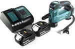 Makita DMP 180 SF Akku Kompressor 18 V 8,3 bar + 2x Akku 3,0 Ah + Ladeger&auml;t