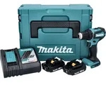 Makita DDF 485 RAJ Akku Bohrschrauber 18 V 50 Nm Brushless + 2x Akku 2,0 Ah +
