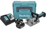 Makita DPJ 180 RFJ Akku Nutfr&auml;se 18 V 100 mm + 2x Akku 3,0 Ah + Ladeger&auml;t + Makpac