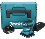 Makita DBO 480 G1J Akku Schwingschleifer 18 V 112 x 102 mm + 1x Akku 6,0 Ah +...