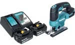 Makita DJV 184 RT Akku Pendelhub Stichs&auml;ge 18 V Brushless + 2x Akku 5,0 Ah +