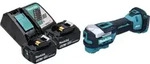 Makita DTM 52 RT Akku Multifunktionswerkzeug 18 V Starlock Max Brushless + 2x Akku
