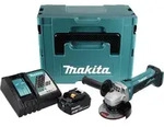 Makita DGA 452 RT1J Akku Winkelschleifer 18 V 115 mm + 1x Akku 5,0 Ah +...