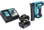 Makita DFN 350 RT Akku Stauchkopfnagler 18 V 15 - 35 mm + 2x Akku 5,0 Ah +...