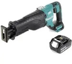 Makita DJR 187 Akku Recipros&auml;ge 18 V Brushless S&auml;bels&auml;ge + 1x 6,0 Ah Akku -...