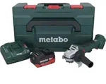 Metabo W 18 L BL 9-125 Akku Winkelschleifer 18 V 125 mm Brushless + 1x Akku 8,0...
