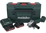 Metabo W 18 L 9-125 Akku Winkelschleifer 18 V 125 mm + 2x Akku 4,0 Ah +...
