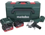 Metabo W 18 7-125 Akku Winkelschleifer 18 V 125 mm + 2x Akku 5,5 Ah + Ladeger&auml;t +