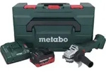 Metabo W 18 L BL 9-125 Akku Winkelschleifer 18 V 125 mm Brushless + 1x Akku 5,5...