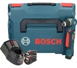 Bosch Professional GWB 12V-10 Akku Winkelbohrmaschine 12 V 11 Nm + 2x Akku 3,0...