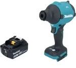 Makita DAS 180 T1 Akku Gebl&auml;se 18 V Brushless + 1x Akku 5,0 Ah - ohne Ladeger&auml;t