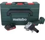 Metabo W 18 L BL 9-125 Akku Winkelschleifer 18 V 125 mm Brushless + 1x Akku 4,0...