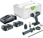 Festool TDC 18/4 I-Basic Akku Bohrschrauber 18 V 75 Nm Brushless + 2x Akku 3,0...