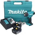 Makita DHG 181 RMK Akku Hei&szlig;luftgebl&auml;se 18 V 150 - 550&deg;C + 2x Akku 4,0 Ah +